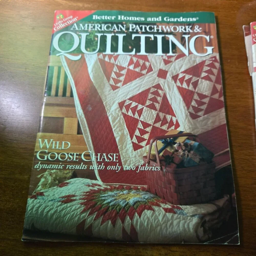 American Patchwork & Quilting Magazine lot April 1998, Feb Dec 1997